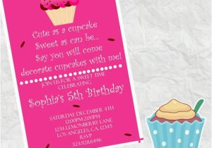 Walgreens Photo Birthday Invitations Cute as A Cupcake Birthday Invitation 4×6 Walgreens Picture