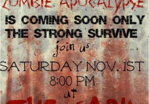 Walking Dead Birthday Invitations See Our Sweet Life Zombie Apocalypse Walking Dead