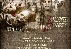 Walking Dead Birthday Invitations Walking Dead Party Invitations Cimvitation