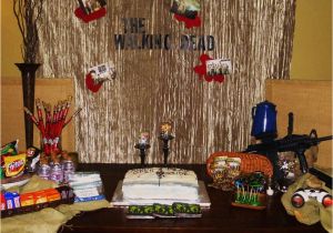 Walking Dead Birthday Party Decorations Amc the Walking Dead Zombie Apocalypse Birthday Quot Ethan