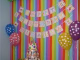 Wall Decorations for Birthday Party Colourful Backdrop for Candy Party Candy Party