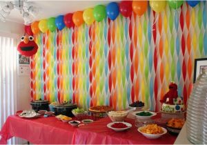 Wall Decorations for Birthday Party Get Your Craft On Elmo 39 S World Birthday Streamer Wall