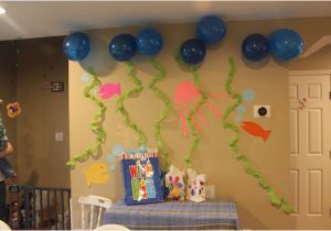 Wall Decorations for Birthday Party Hudson 39 S Under the Sea Birthday Party