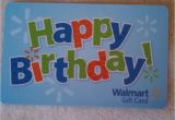 Walmart Birthday Gift Card New Unused Walmart Happy Birthday Gift Card Collectible No