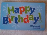 Walmart Birthday Gift Card New Unused Walmart Happy Birthday Gift Card Collectible No