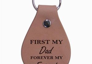 Walmart Birthday Gifts for Him First My Dad forever My Friend Leather Key Chain Great