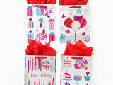 Walmart Birthday Gifts for Him Flomo Birthday Happiness Gift Bags 12 Pack Walmart Com