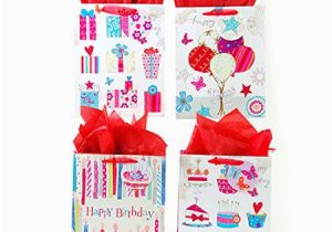 Walmart Birthday Gifts for Him Flomo Birthday Happiness Gift Bags 12 Pack Walmart Com