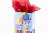 Walmart Birthday Gifts for Him Hallmark Medium Gift Bag with Tissue Happy Birthday