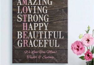 Walmart Birthday Gifts for Him Personalized Mother Spells Love Canvas Available In 2