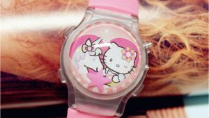 Watch Birthday Girl Online Girl Kid Children Pink Hello Kitty Unicorn Digital Wrist