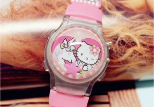 Watch Birthday Girl Online Girl Kid Children Pink Hello Kitty Unicorn Digital Wrist