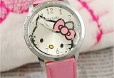 Watch Birthday Girl Online Lady Girl Kid Child Pink Hello Kitty Syntheti Leather