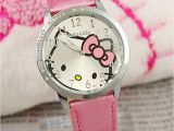 Watch Birthday Girl Online Lady Girl Kid Child Pink Hello Kitty Syntheti Leather