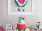 Watermelon Birthday Party Decorations A Watermelon First Birthday Party with Cricut Jen T by