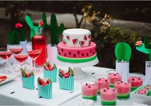 Watermelon Birthday Party Decorations Kara 39 S Party Ideas Watermelon Birthday Party Kara 39 S