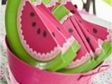 Watermelon Birthday Party Decorations Kara 39 S Party Ideas Watermelon Fruit Summer Girl 1st