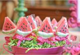 Watermelon Birthday Party Decorations Kara 39 S Party Ideas Watermelon Fruit Summer Girl 1st