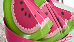 Watermelon Birthday Party Decorations Kara 39 S Party Ideas Watermelon Fruit Summer Girl 1st