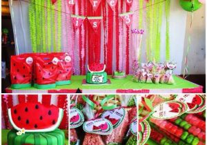 Watermelon Birthday Party Decorations Watermelon Birthday Party Ideas Photo 8 Of 9 Catch My