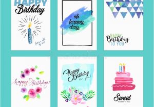 Website for Birthday Cards Collection Of Modern Design Birthday Greeting Cards Stock