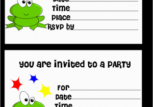 Websites to Make Birthday Invitations for Free Free Printable Birthday Invitations New Calendar