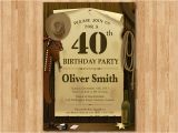 Western Birthday Invitations for Adults 40th Western Birthday Invitation 30th 40th 50th 60th 70th