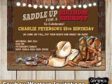 Western Birthday Invitations for Adults Western Invitations Cowboy 39 S Party Western Party Cowboy