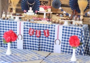 Western Decorations for Birthday Party Kara 39 S Party Ideas Western Cowboy Birthday Party Kara 39 S