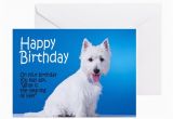 Westie Birthday Cards Westie Birthday Card by Shopdoggifts