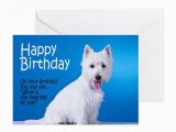 Westie Birthday Cards Westie Birthday Card by Shopdoggifts