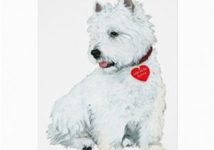 Westie Birthday Cards Westie Love Greeting Card Zazzle