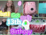 What Should I Get for My 13th Birthday Girl What I Got for My 13th Birthday Youtube