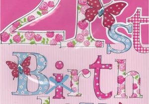 What to Buy for 21st Birthday Girl Large Cards Collection Karenza Paperie