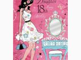 What to Buy for A 18th Birthday Girl Wonderful Daughter 18th Birthday Card Karenza Paperie