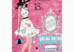 What to Buy for A 18th Birthday Girl Wonderful Daughter 18th Birthday Card Karenza Paperie