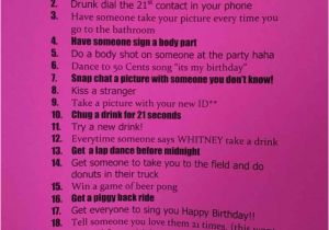 What to Buy for A 21st Birthday Girl the List My Best Friend Made for the Party Lol My 21st