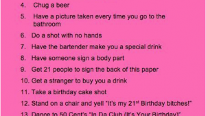 What to Buy for A 21st Birthday Girl What are some Good Ideas for A 21st Birthday Checklist