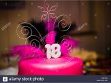 What to Do for 18th Birthday Girl A Teenage Girl 39 S 18th Birthday Party Pink Cake Uk Stock
