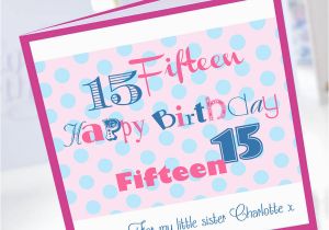 What to Get for 15th Birthday Girl Personalised Girls 15th Birthday Card by Amanda Hancocks