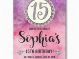 What to Get for 15th Birthday Girl Silver 15th Birthday Invitation Girl Teen Girl 39 S 15th Etsy
