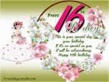 What to Get for A 16th Birthday Girl 16th Birthday Wishes Messages and Greetings Wordings