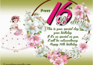 What to Get for A 16th Birthday Girl 16th Birthday Wishes Messages and Greetings Wordings