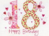 What to Get for An 18th Birthday Girl 18th Birthday Card 18th Greeting Card Eighteenth