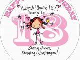 What to Get for An 18th Birthday Girl Happy 18th Birthday Girl Edible Cake topper