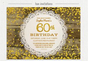 What to Include In A Birthday Invitation 60th Birthday Party Invitations 60th Birthday Party