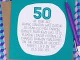What to Say In A 50th Birthday Card by Your Age Funny 50th Birthday Card by Paper Plane