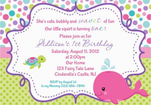 What to Say On Birthday Invitations Pink Whale Birthday Invitation Personalized Custom Whale