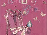 What to Say to A Birthday Girl Birthday Girl Shoes Card Lola Cardspark