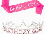 What to Say to A Birthday Girl Birthday Girl Tiara and Sash Bundle Accessories Set